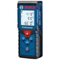 Bosch GLM165-40 BLAZE 165-ft Indoor Red Laser Distance Measurer with Backlit Display