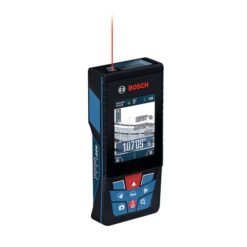 Bosch GLM400C BLAZE 400-ft Outdoor Red Laser Distance Measurer with Backlit Display and Bluetooth Compatibility