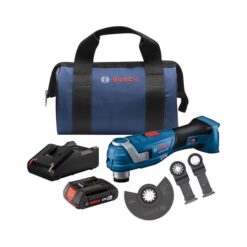 Bosch GOP18V-34B12 18-volt Cordless Brushless 2-Amp Variable 6-Piece Oscillating Multi-Tool Kit with Soft Case (1-Battery Included)