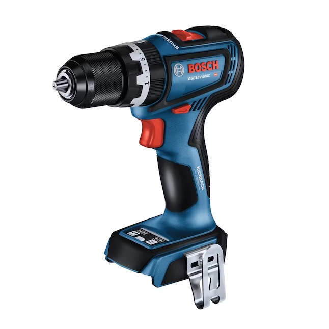 Bosch GSB18V-800CN 1 2-in 18-volt 4-Amp Variable Brushless Cordless Hammer Drill (Charger Not Included)_11zon Bosch GSB18V-800CN 1/2-in 18-volt 4-Amp Variable Brushless Cordless Hammer Drill (Charger Not Included)