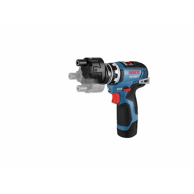 Bosch GSR12V-300FCB22 Chameleon 12-volt 1 4-in Keyless Brushless Right Angle Cordless Drill (2-Batteries, Charger and Soft Bag included)0_11zon