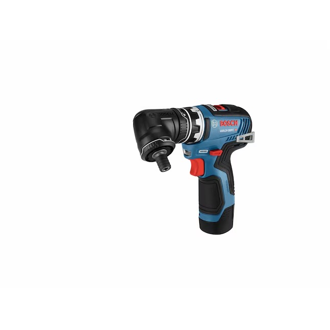 Bosch GSR12V-300FCB22 Chameleon 12-volt 1 4-in Keyless Brushless Right Angle Cordless Drill (2-Batteries, Charger and Soft Bag included)12_11zon