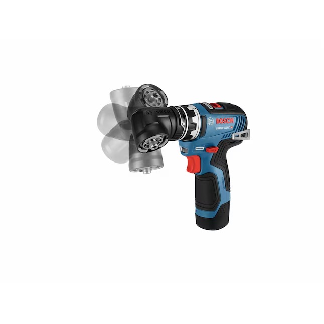 Bosch GSR12V-300FCB22 Chameleon 12-volt 1 4-in Keyless Brushless Right Angle Cordless Drill (2-Batteries, Charger and Soft Bag included)13_11zon