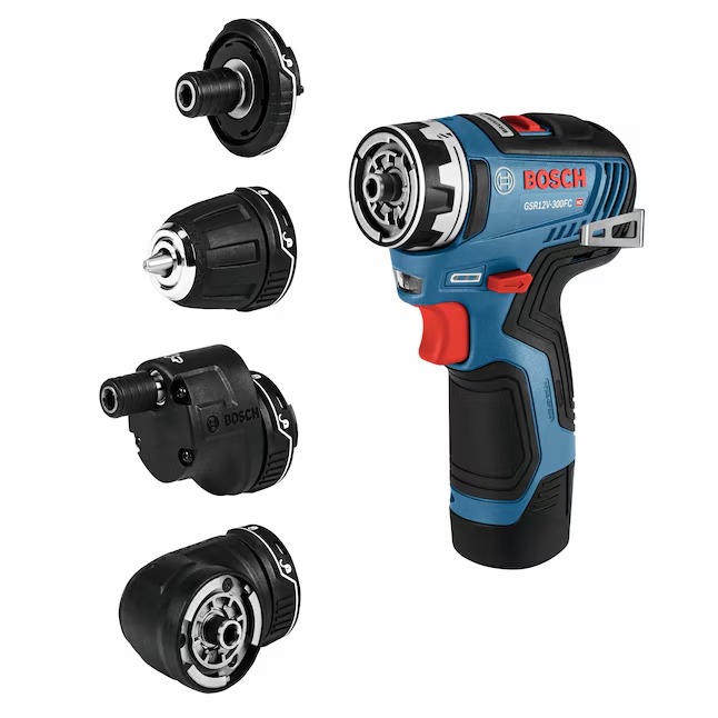 Bosch GSR12V-300FCB22 Chameleon 12-volt 1 4-in Keyless Brushless Right Angle Cordless Drill (2-Batteries, Charger and Soft Bag included)2_11zon