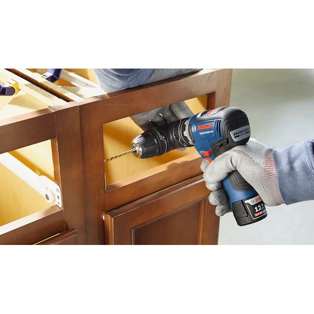 Bosch GSR12V-300FCB22 Chameleon 12-volt 1 4-in Keyless Brushless Right Angle Cordless Drill (2-Batteries, Charger and Soft Bag included)8_11zon