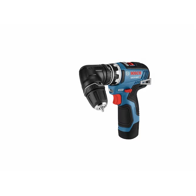 Bosch GSR12V-300FCB22 Chameleon 12-volt 1 4-in Keyless Brushless Right Angle Cordless Drill (2-Batteries, Charger and Soft Bag included)90_11zon