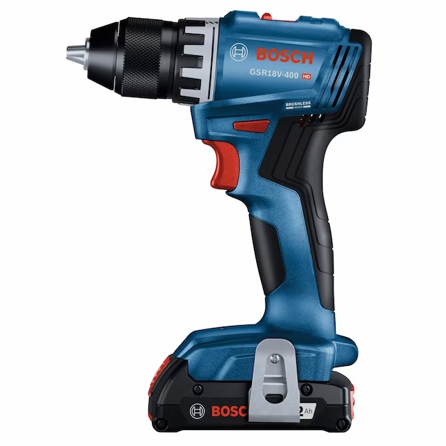 Bosch GSR18V-400B12 18-volt 1 2-in Keyless Brushless Cordless Drill (1-Battery, Charger and Soft Bag included)9_11zon