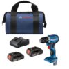 Bosch GSR18V-400B22 18-volt 1/2-in Keyless Brushless Cordless Drill (2-Batteries, Charger and Soft Bag included)