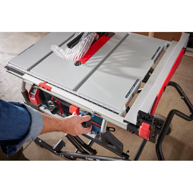 Bosch GTS15-10 10-in 15-Amp 12-Volt Corded Portable Jobsite Table Saw with Foldable Rolling Stand14_11zon