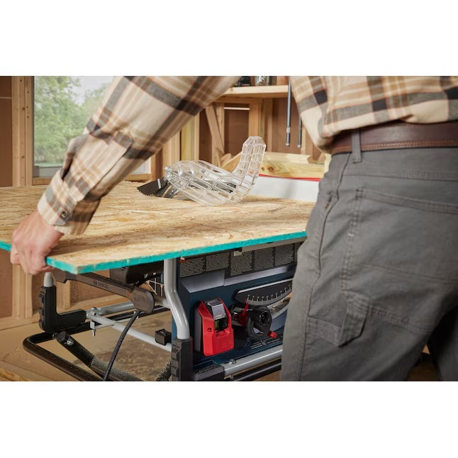 Bosch GTS15-10 10-in 15-Amp 12-Volt Corded Portable Jobsite Table Saw with Foldable Rolling Stand22_11zon