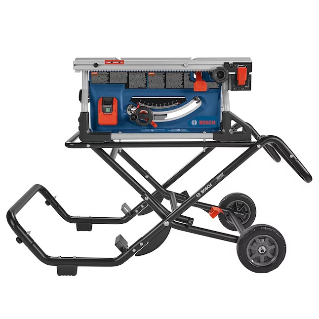 Bosch GTS15-10 10-in 15-Amp 12-Volt Corded Portable Jobsite Table Saw with Foldable Rolling Stand3_11zon