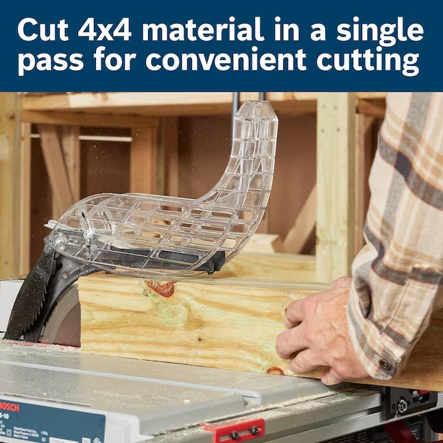 Bosch GTS15-10 10-in 15-Amp 12-Volt Corded Portable Jobsite Table Saw with Foldable Rolling Stand98_11zon