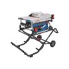 Bosch GTS15-10 10-in 15-Amp 12-Volt Corded Portable Jobsite Table Saw with Foldable Rolling Stand