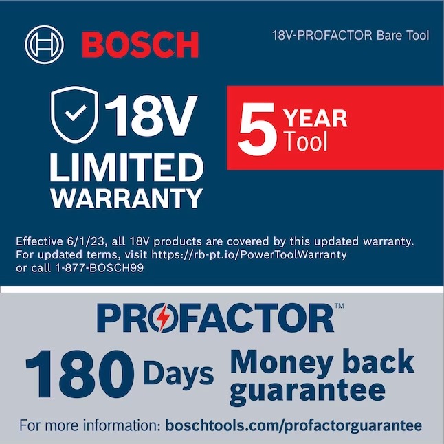 Bosch GWX18V-13CN PROFACTOR X-LOCK 6-in 18-volt 4 Amps Sliding Switch Brushless Cordless Angle Grinder (Battery and Charger Not Included)23_11zon