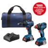 Bosch GXL18V-240B22 18-volt 2-Tool Brushless Power Tool Combo Kit with Soft Case (2-Batteries Included and Charger Included)