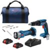 Bosch GXL18V-291B25 18-volt 2-Tool Brushless Power Tool Combo Kit with Soft Case (2-Batteries Included and Charger Included)