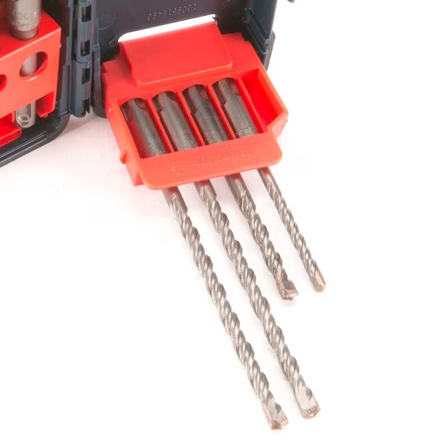 Bosch HCK001 Bulldog 7-Piece x 6-in Alloy Steel Masonry Drill Bit for Sds-plus Drill34_11zon