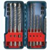 Bosch HCK001 Bulldog 7-Piece x 6-in Alloy Steel Masonry Drill Bit for Sds-plus Drill