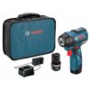 Bosch PS82-02 2-Amp 12-volt Max Variable Brushless 3/8-in Drive Cordless Impact Wrench (Battery and Charger Included)