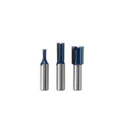 Bosch RBS024SXW 3-Piece Carbide-tipped Router Bit Set
