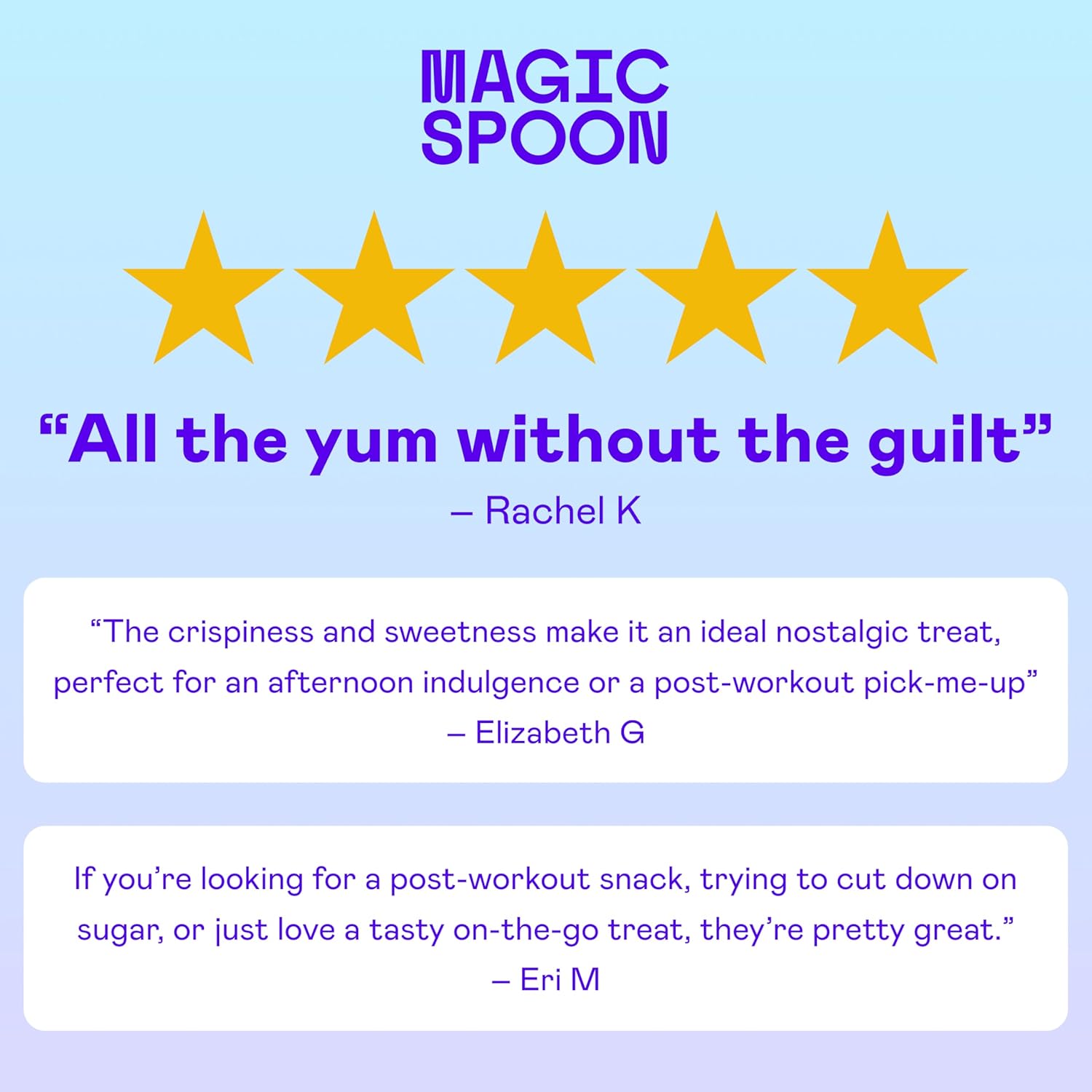 MAGIC SPOON Treats - High Protein, Low Carb, Keto Friendly, Low Sugar, Gluten Free, Crispy Protein Bar Cereal Bar, On-The-Go Healthy Snack (8 Blueberry Muffin Bars, 8 Double Chocolate Bars)5