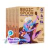 Magic Spoon Cereal - Oatmeal Cookie 4-Pack of Cereal and Spoon - Keto & Low Carb Lifestyles, Gluten & Grain Free, High Protein, 0g Sugar
