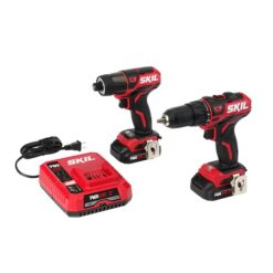SKIL CB736701 12-volt 2-Tool Brushless Power Tool Combo Kit (2-Batteries Included and Charger Included)