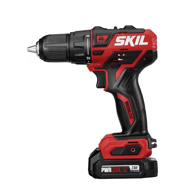 SKIL CB737501 12-volt 2-Tool Brushless Power Tool Combo Kit (1-Battery Included and Charger Included)-_11zon