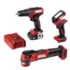 SKIL CB738701 PWR CORE 12-volt 3-Tool Brushless Power Tool Combo Kit (1-Battery Included and Charger Included)