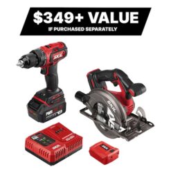 SKIL CB7475-1A 20-volt 2-Tool Brushless Power Tool Combo Kit (1-Battery Included and Charger Included)