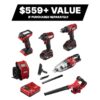 SKIL CB7489B-20 PWR CORE 20-volt 6-Tool Brushless Power Tool Combo Kit (2-Batteries Included and Charger Included)