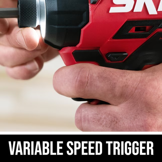 SKIL CB8437B-10 PWR CORE 20-volt 2-Tool Brushless Power Tool Combo Kit (1-Battery Included and Charger Included)-_11zon