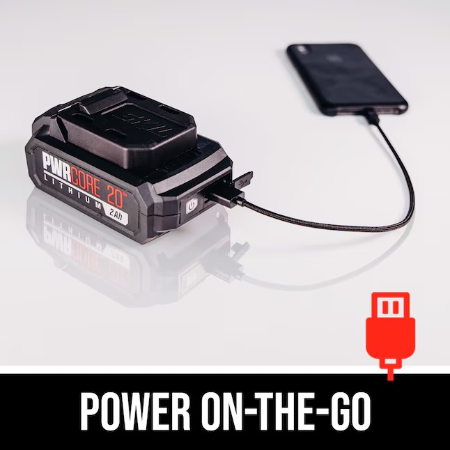 SKIL CB8437B-10 PWR CORE 20-volt 2-Tool Brushless Power Tool Combo Kit (1-Battery Included and Charger Included)12_11zon