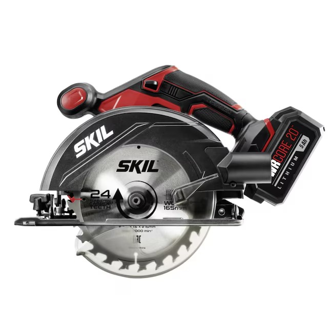 SKIL CR540603 PWR CORE 20-volt 6-1 2-in Cordless Circular Saw Kit (1-Battery & Charger Included)2_11zon
