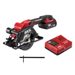 SKIL CR5435B-10 PWR CORE Compact 20-volt 4-1/2-in Brushless Cordless Circular Saw Kit (1-Battery & Charger Included)