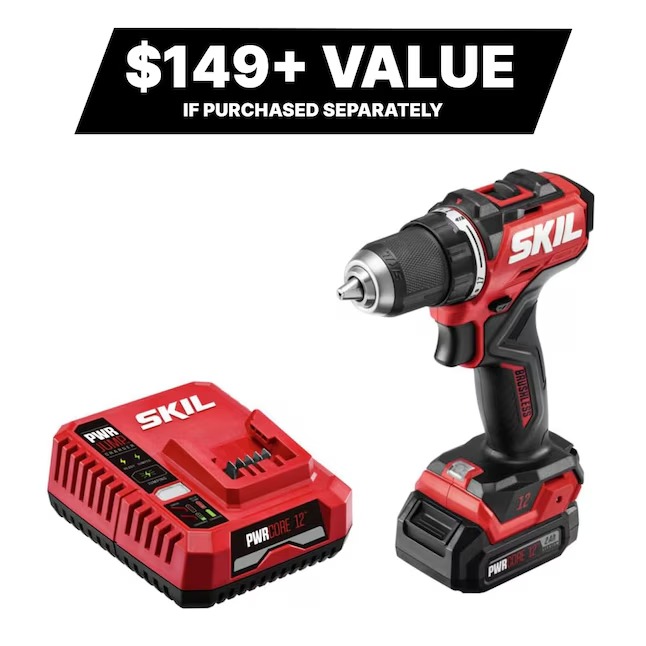 SKIL DL6290A-10 12-volt 1 2-in Brushless Cordless Drill (1-Battery and Charger Included)_11zon SKIL DL6290A-10 12-volt 1/2-in Brushless Cordless Drill (1-Battery and Charger Included)