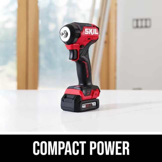 SKIL IW6744A-00 PWR CORE 12-volt Variable Brushless 3 8-in Drive Cordless Impact Wrench (Battery Not Included and Charger Not Included)1_11zon