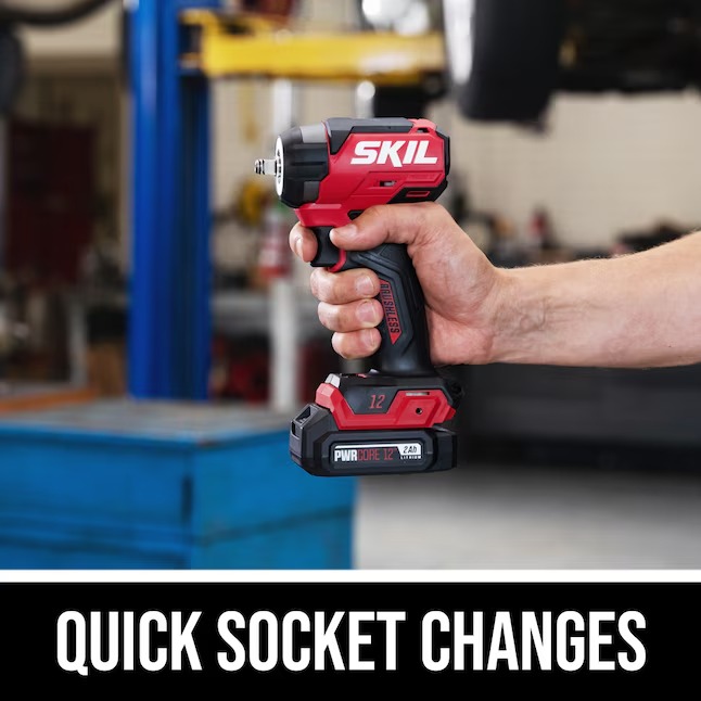 SKIL IW6744A-00 PWR CORE 12-volt Variable Brushless 3 8-in Drive Cordless Impact Wrench (Battery Not Included and Charger Not Included)5_11zon