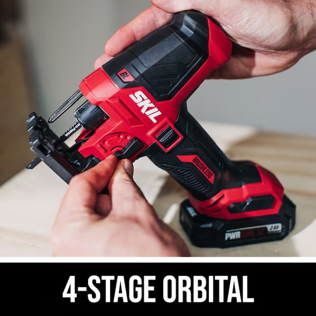 SKIL JS5833A-00 PWR CORE 12-volt Brushless Variable Keyless Cordless Jigsaw (Charger and Battery Not Included)5_11zon