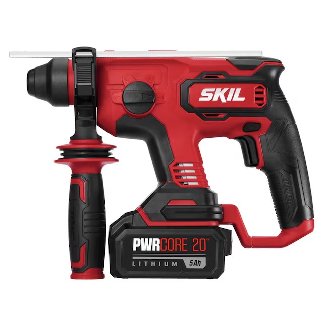 SKIL RH1704-1A PWR CORE 20-volt Sds-plus Variable Cordless Rotary Hammer Drill-_11zon