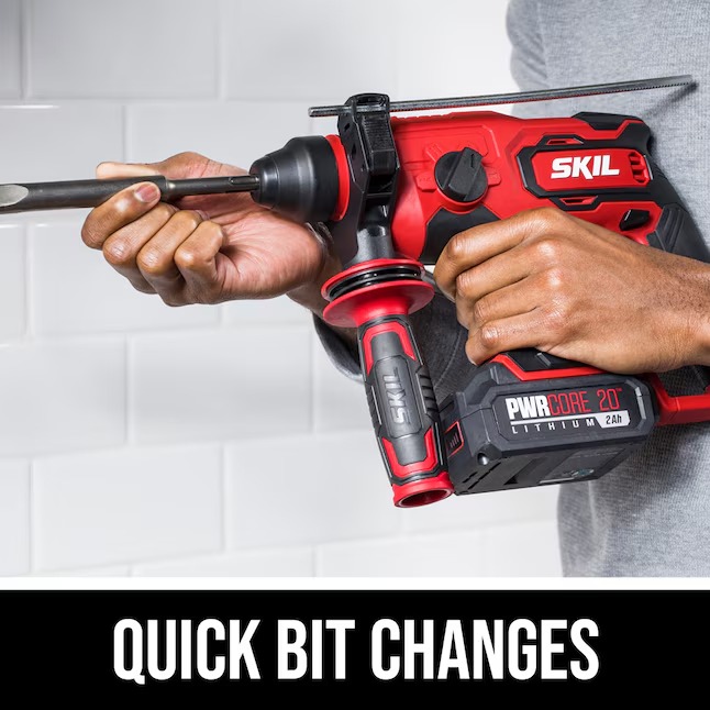 SKIL RH1704-1A PWR CORE 20-volt Sds-plus Variable Cordless Rotary Hammer Drill0_11zon