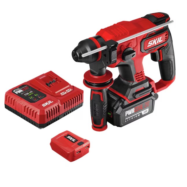 SKIL RH1704-1A PWR CORE 20-volt Sds-plus Variable Cordless Rotary Hammer Drill_11zon SKIL RH1704-1A PWR CORE 20-volt Sds-plus Variable Cordless Rotary Hammer Drill