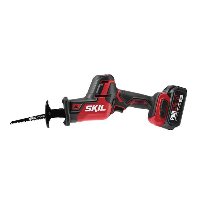 SKIL RS5825B-10 PWR CORE 20-volt Variable Brushless Cordless Reciprocating Saw (Charger and Battery Included)7_11zon