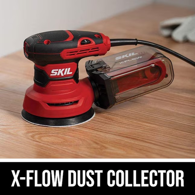 SKIL SR211601 120 Volts 2.8-Amp Variable Random Orbital Corded Sander with Dust Management2_11zon