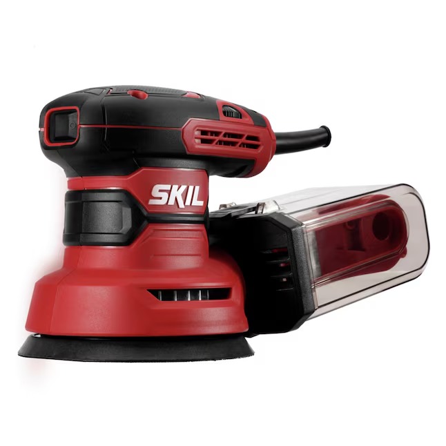 SKIL SR211601 120 Volts 2.8-Amp Variable Random Orbital Corded Sander with Dust Management6_11zon