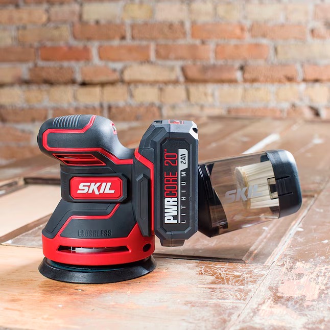 SKIL SR660302 PWR CORE 20 Volts Variable Random Orbital Cordless Sander with Dust Management1_11zon
