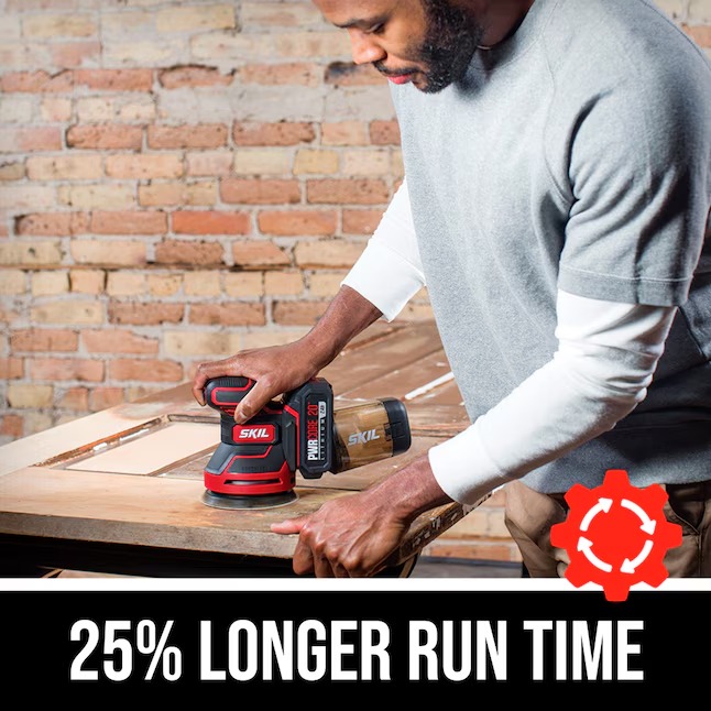 SKIL SR660302 PWR CORE 20 Volts Variable Random Orbital Cordless Sander with Dust Management3_11zon