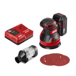 SKIL SR660302 PWR CORE 20 Volts Variable Random Orbital Cordless Sander with Dust Management