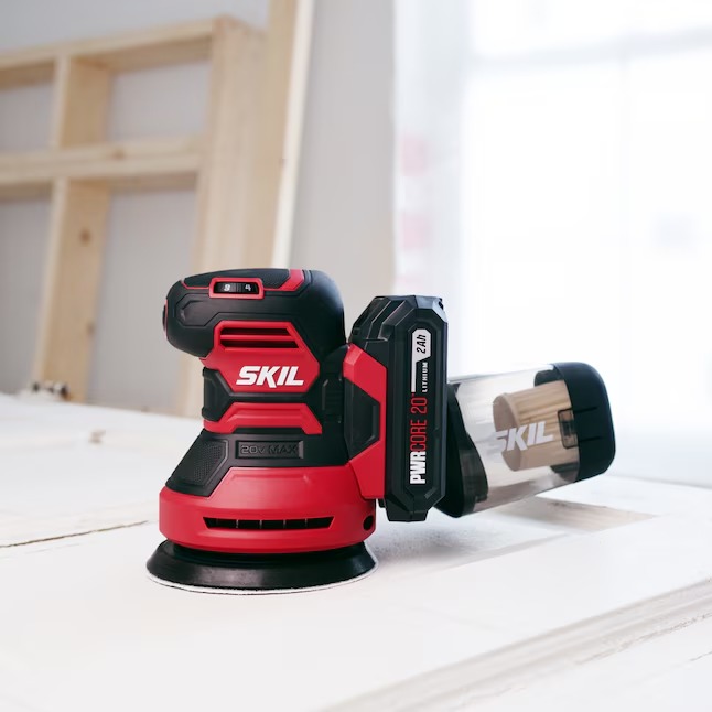 SKIL SR6604B-10 PWR CORE 20 Volts Variable Random Orbital Cordless Sander with Dust Management (Battery Included)1_11zon