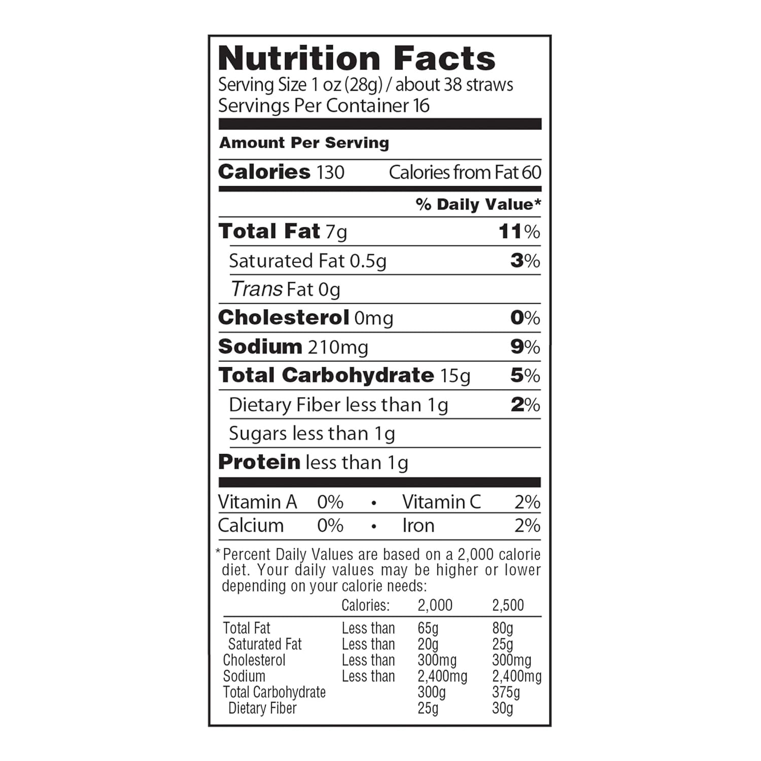 Sensible Portions Garden Veggie Straws, Sea Salt, 16 Oz (Pack of 6)5